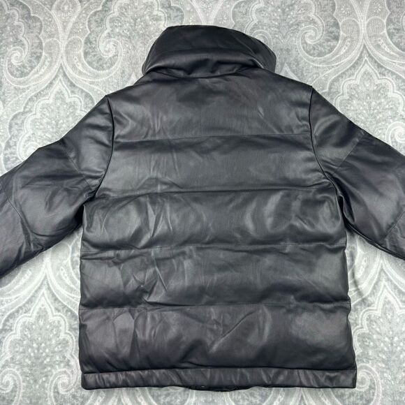 Womens A&F Vegan Leather Mini Puffer - Picture 2 of 4